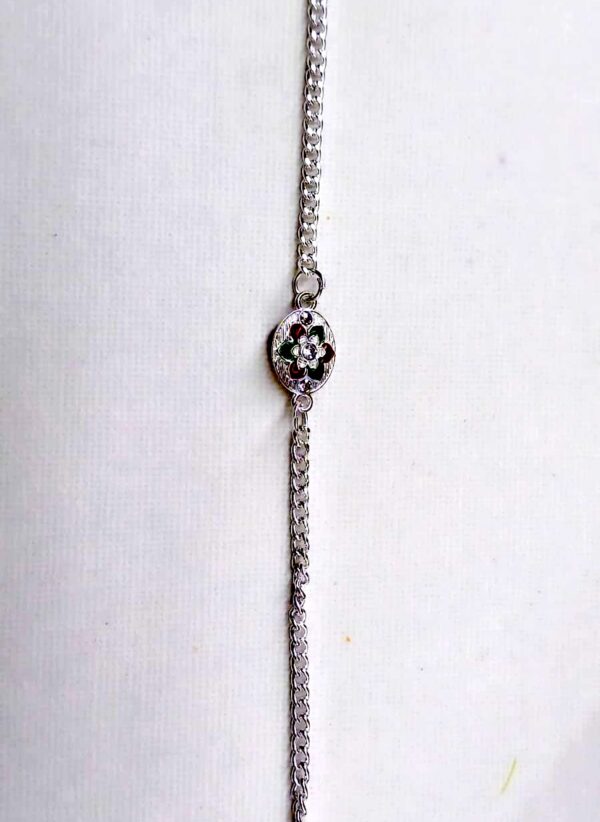 Sterling Silver color Bracelet for Men, Girls, Teens in Everlasting Design #MakeinINDIA - Image 3