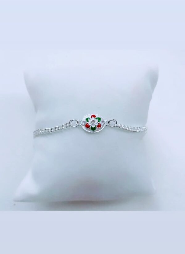 Sterling Silver color Bracelet for Men, Girls, Teens in Everlasting Design #MakeinINDIA