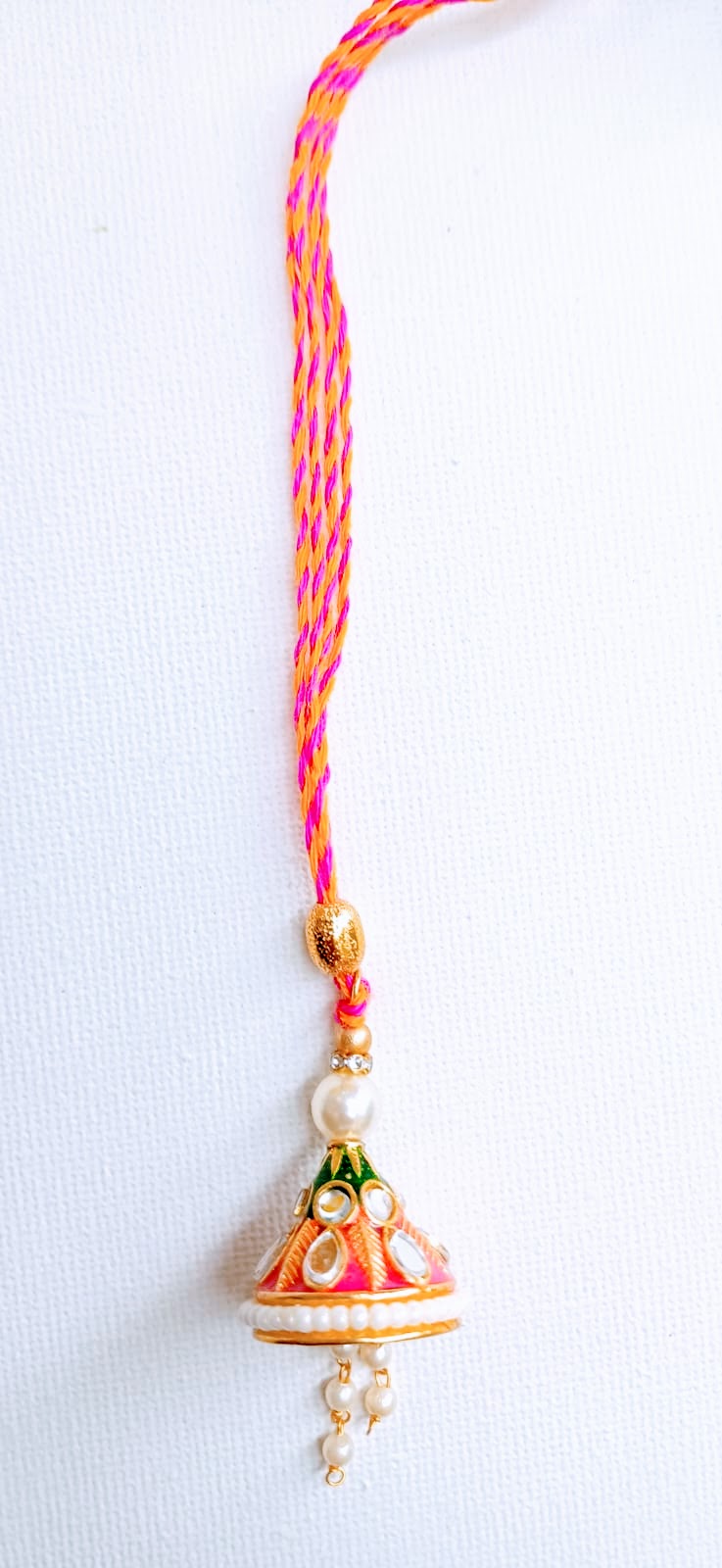 Lumba Styled Simple and Elegant Pink Color Bracelet, Traditional Indian Handmade, #MakeinINDIA