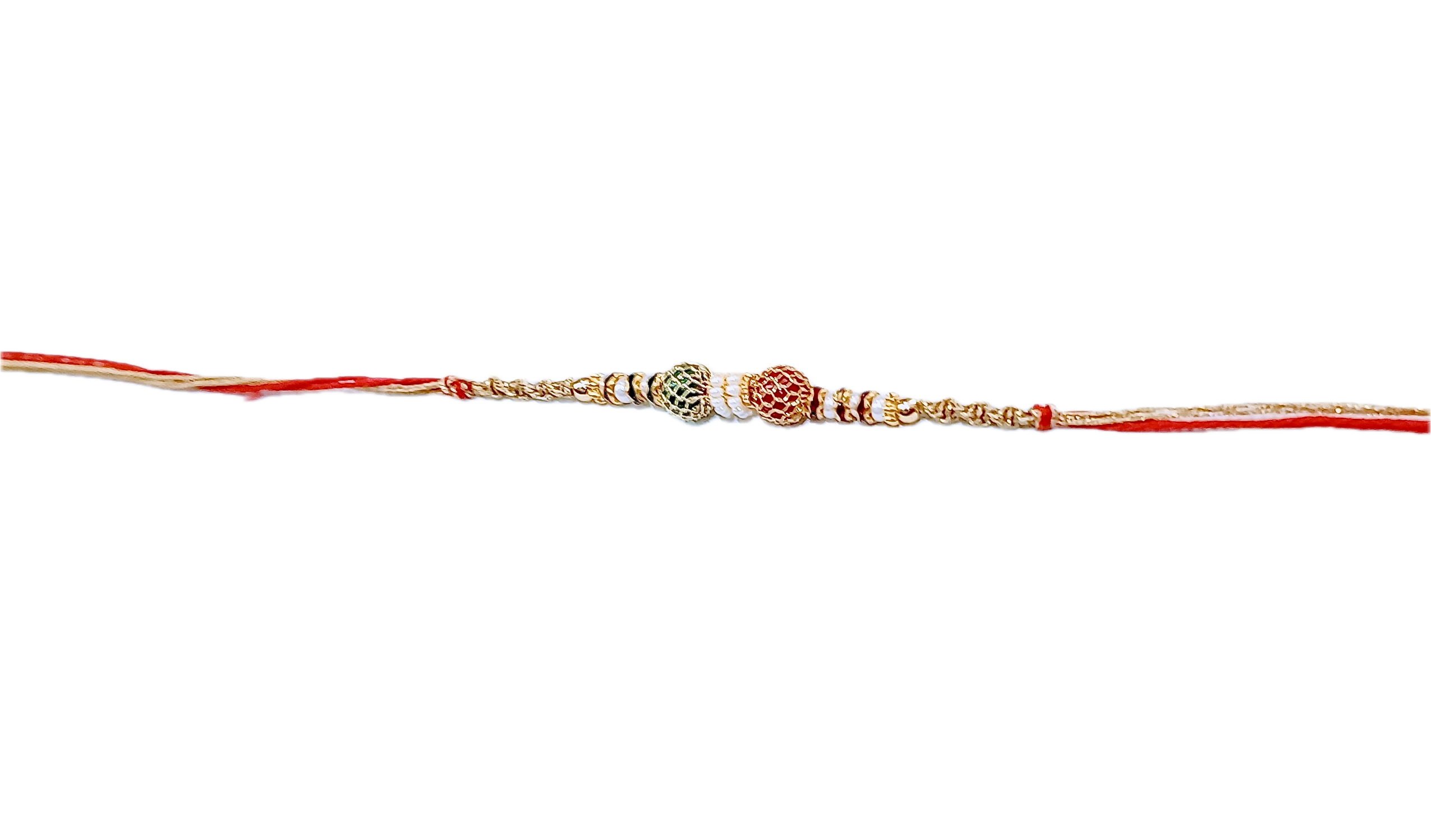Two Color Rudraksha with Pearls