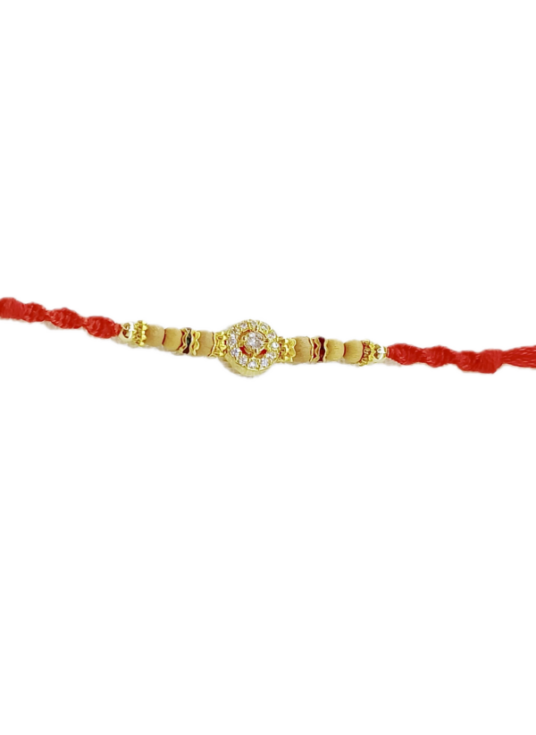 Diamond and beads in center
