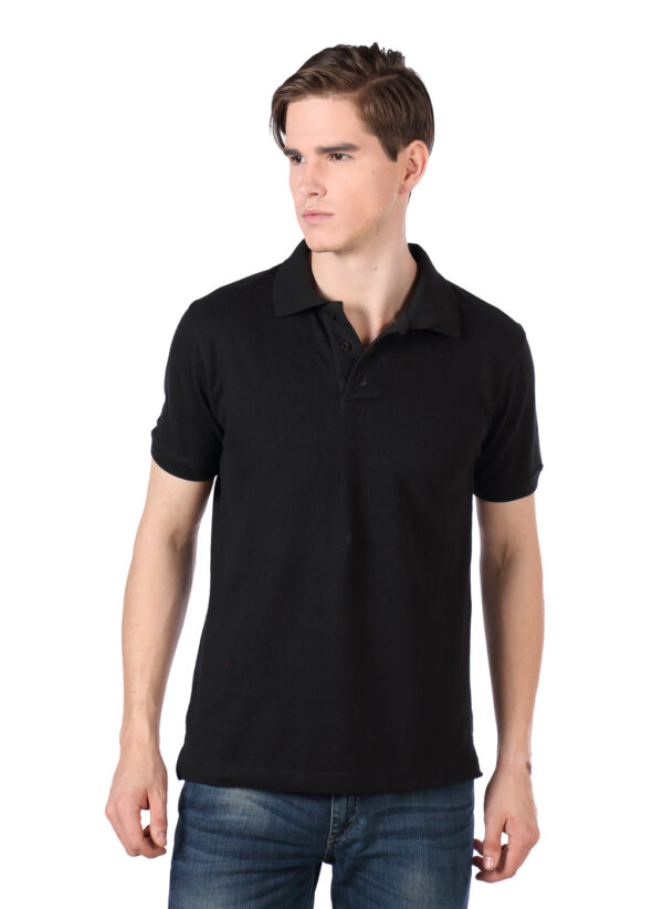 Men’s Polo Collared Tshirt - Black