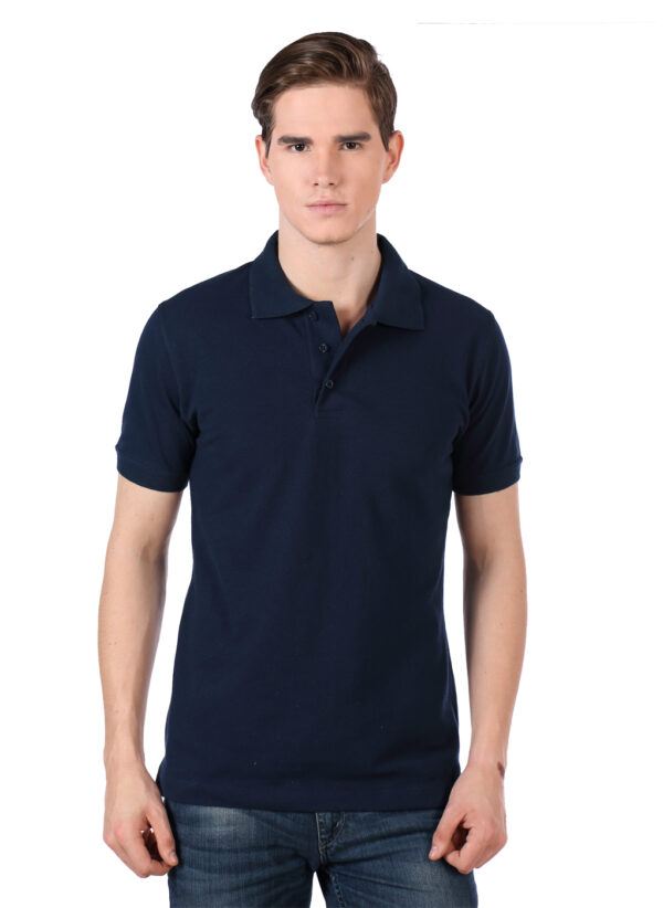 Men’s Polo Collared Tshirt - NavyBlue