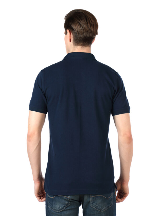 Men’s Polo Collared Tshirt - NavyBlue - Image 2