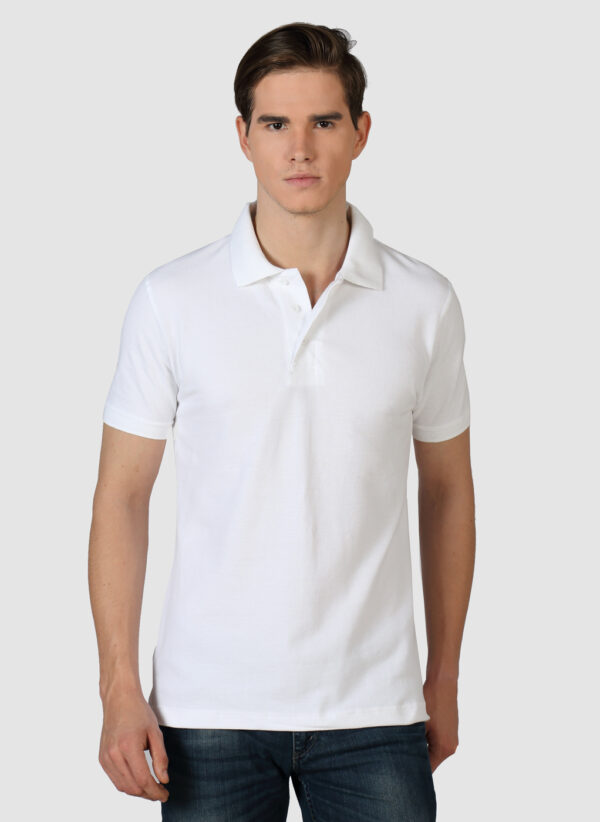 Men’s Polo Collared Tshirt - White