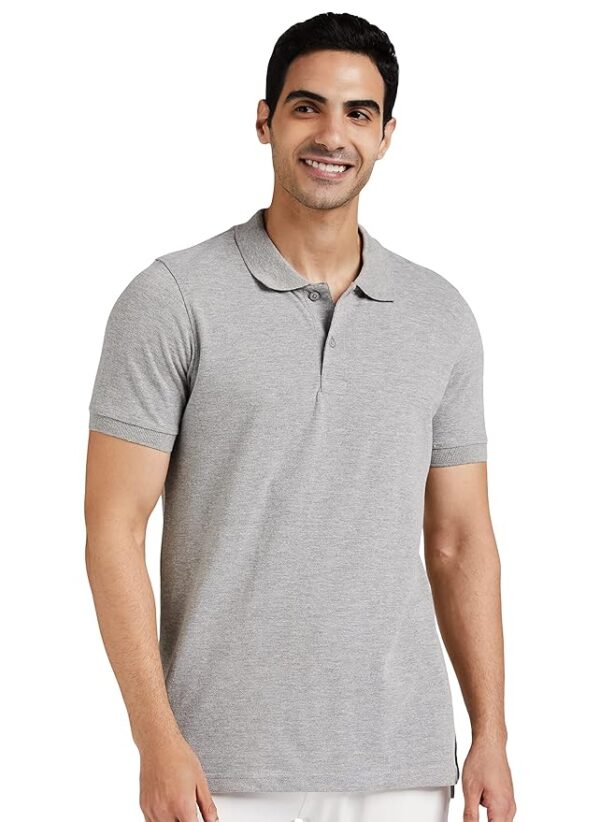 Men’s Polo Collared Tshirt - Grey