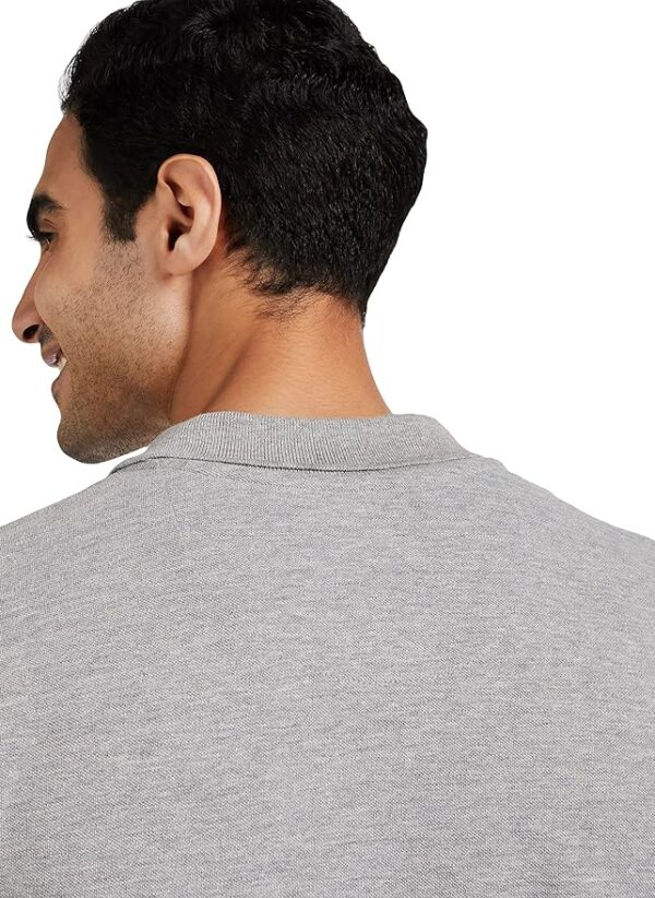 Men’s Polo Collared Tshirt - Grey - Image 3