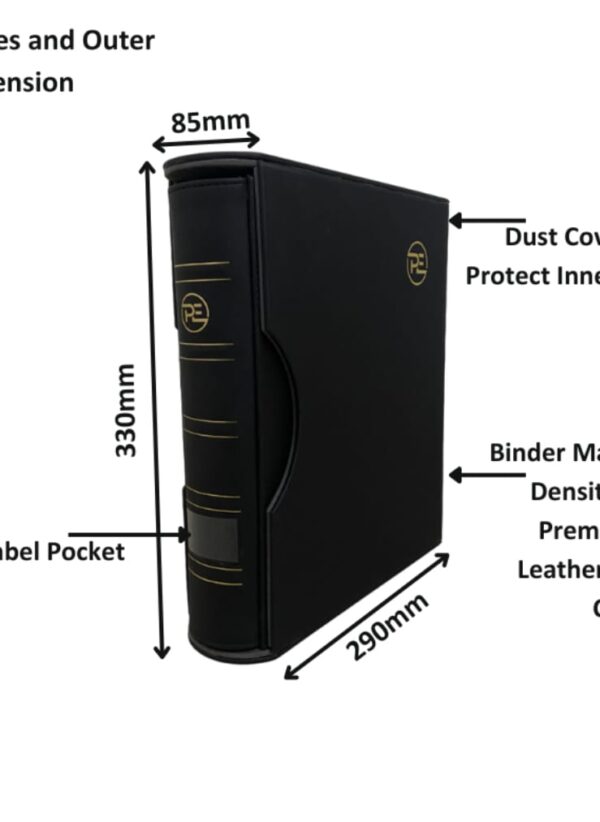 Premium Leatherette 4D Binder Album with Dust Cover - Image 3