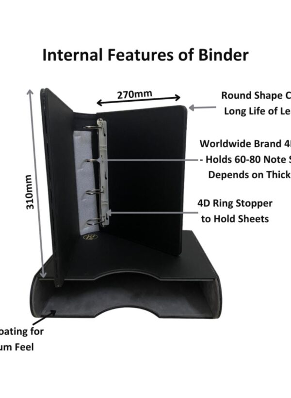 Premium Leatherette 4D Binder Album with Dust Cover - Image 2