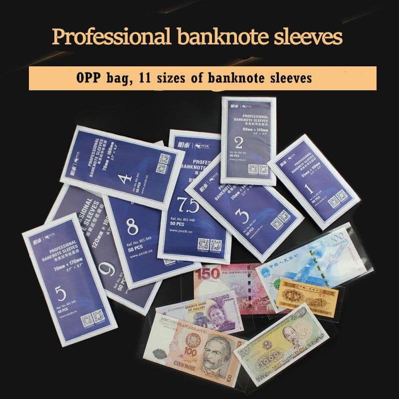 Professional Banknote Imported Sleeves