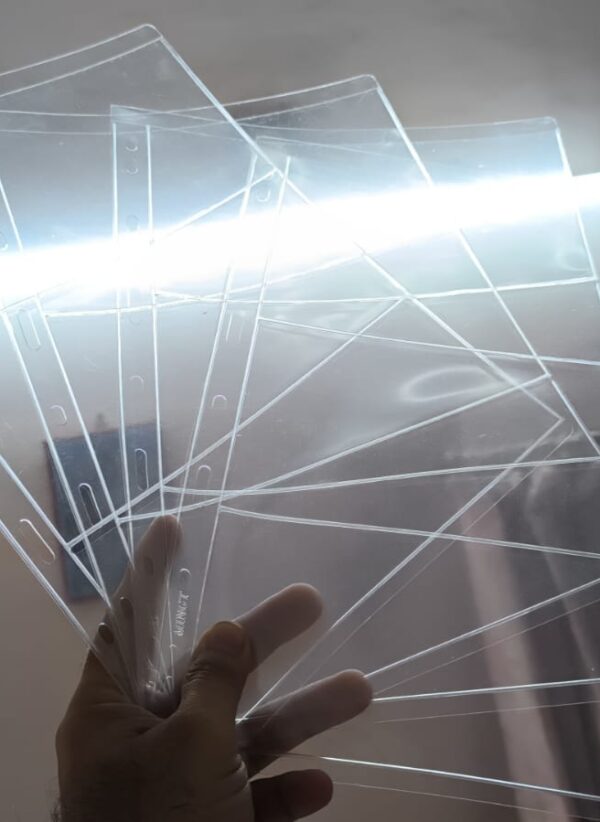 Imported Premium Quality Transparent & Double Sided Sheets - Four Pocket - 197mm X 62mm - Image 5