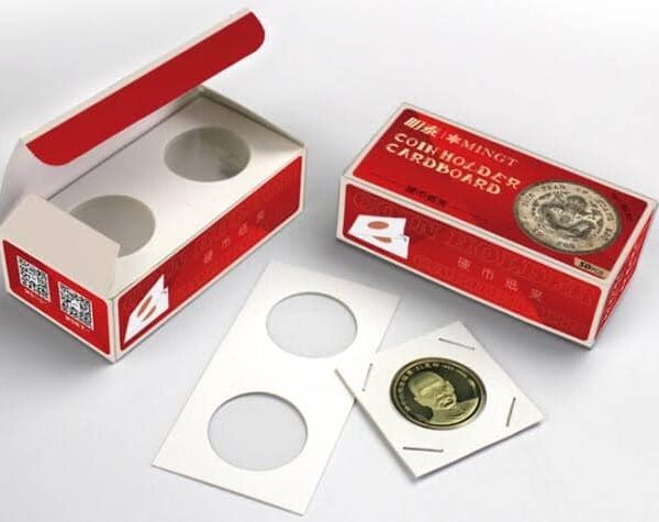 Imported Coin Cardboard Holders - Pack of 50 (2" x 2" Coin Flips)