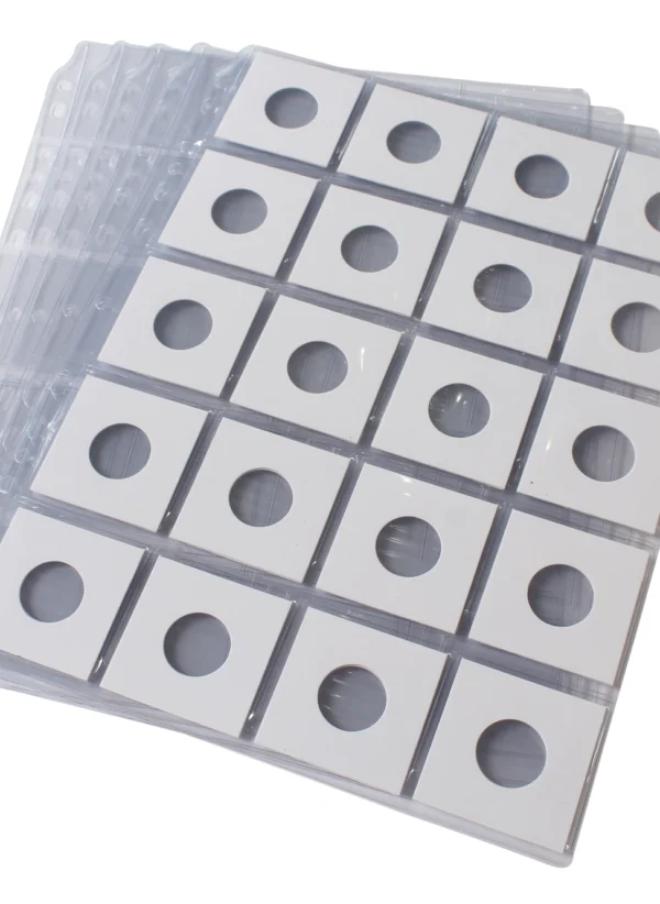 Premium Coin Refill & Coin Holders Insert Sheets - 10 Sheets - Image 2