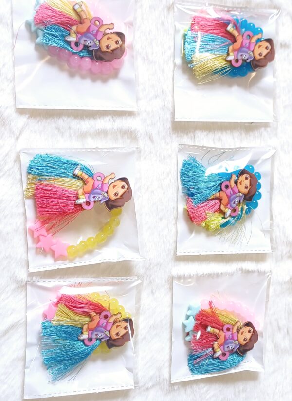 Kids Rakhi with multiple colors and designs - Girls