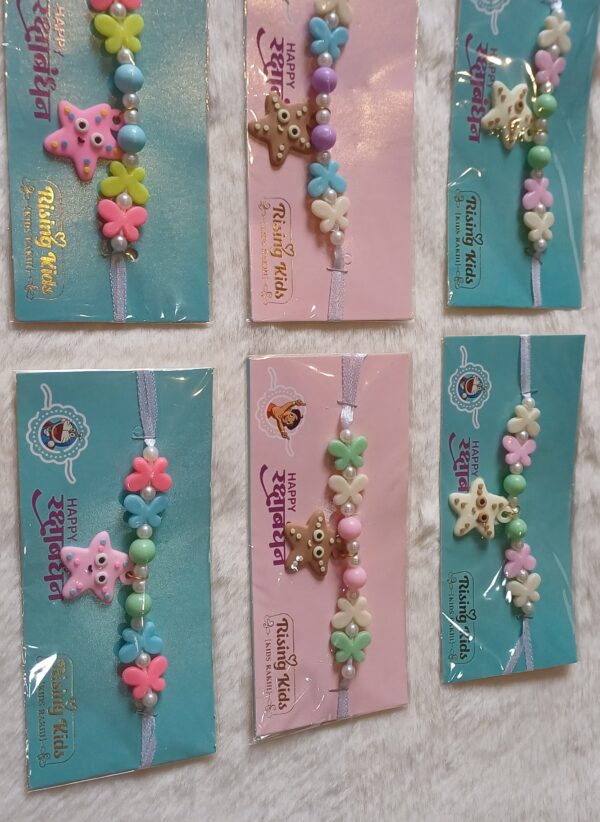 Kids Rakhi with multiple colors and designs - Girls - Image 3