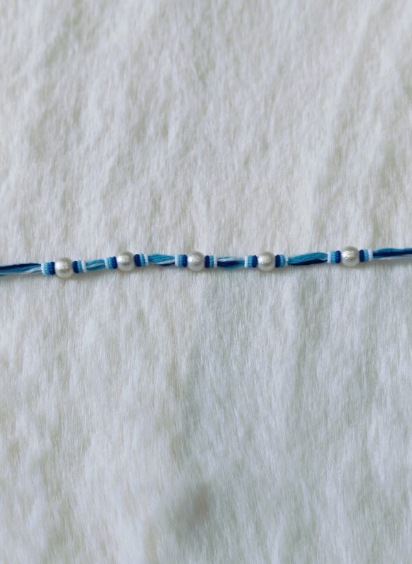 Blue and Light Blue Color with Pearls - Image 3