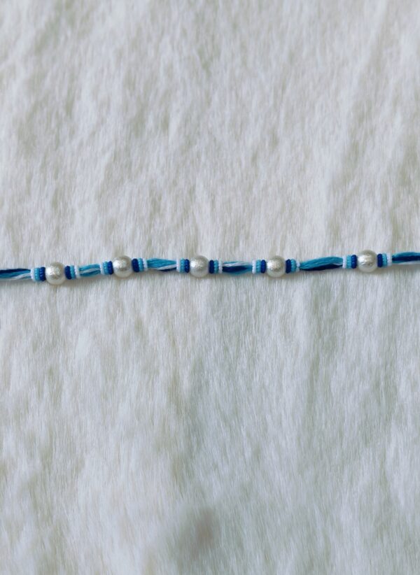 Blue and Light Blue Color with Pearls - Image 4