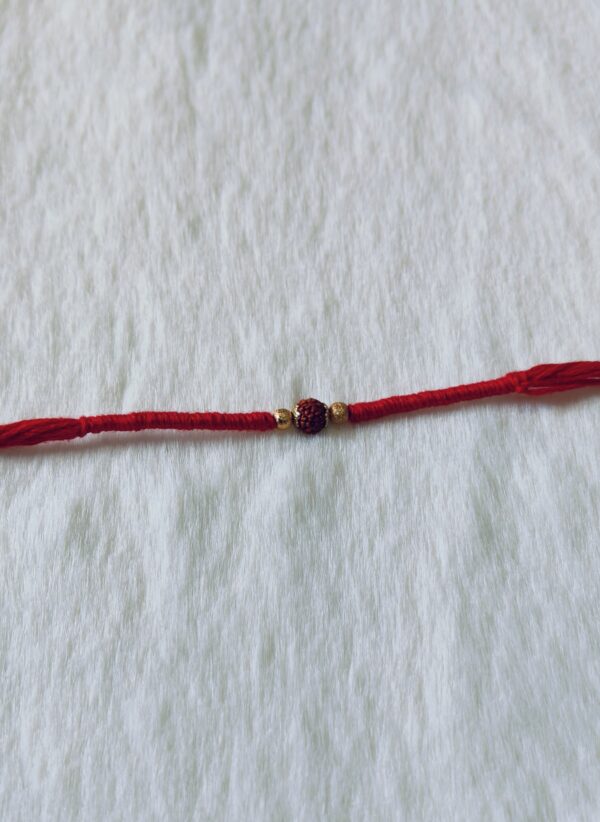 Red Color with Rudrakhsa - Image 3